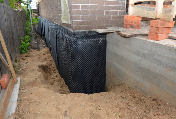 Happy homeowners after waterproofing job in Groveport